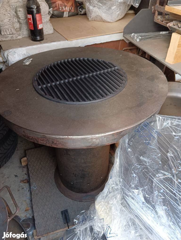 Grillező öntöttvas grill rács Rozsdamentes Grillrács bográcstartó ra