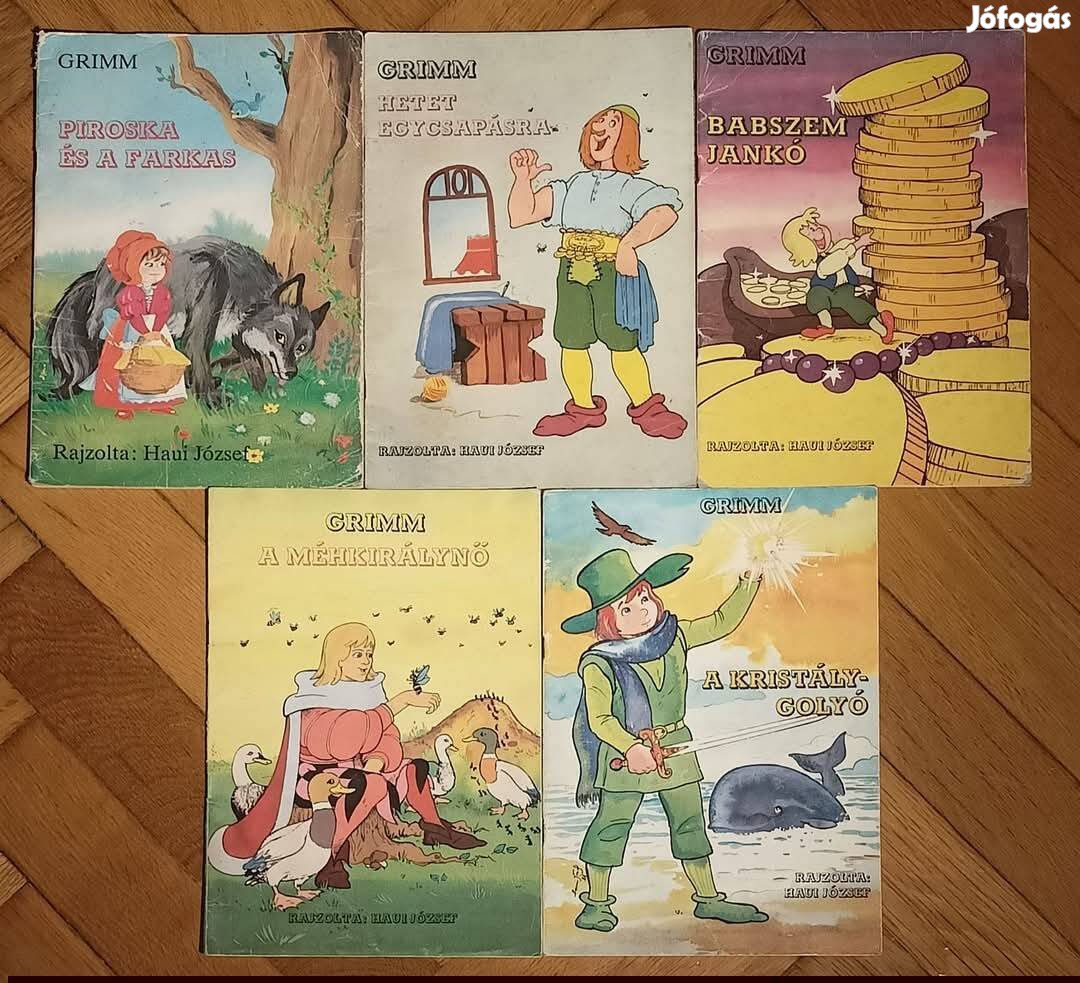 Grimm mesék egyben Rajzolta Haui József