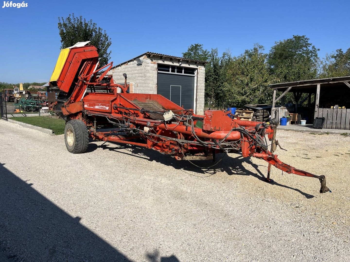 Grimme DL 1500 hagyma, burgonya kombájn