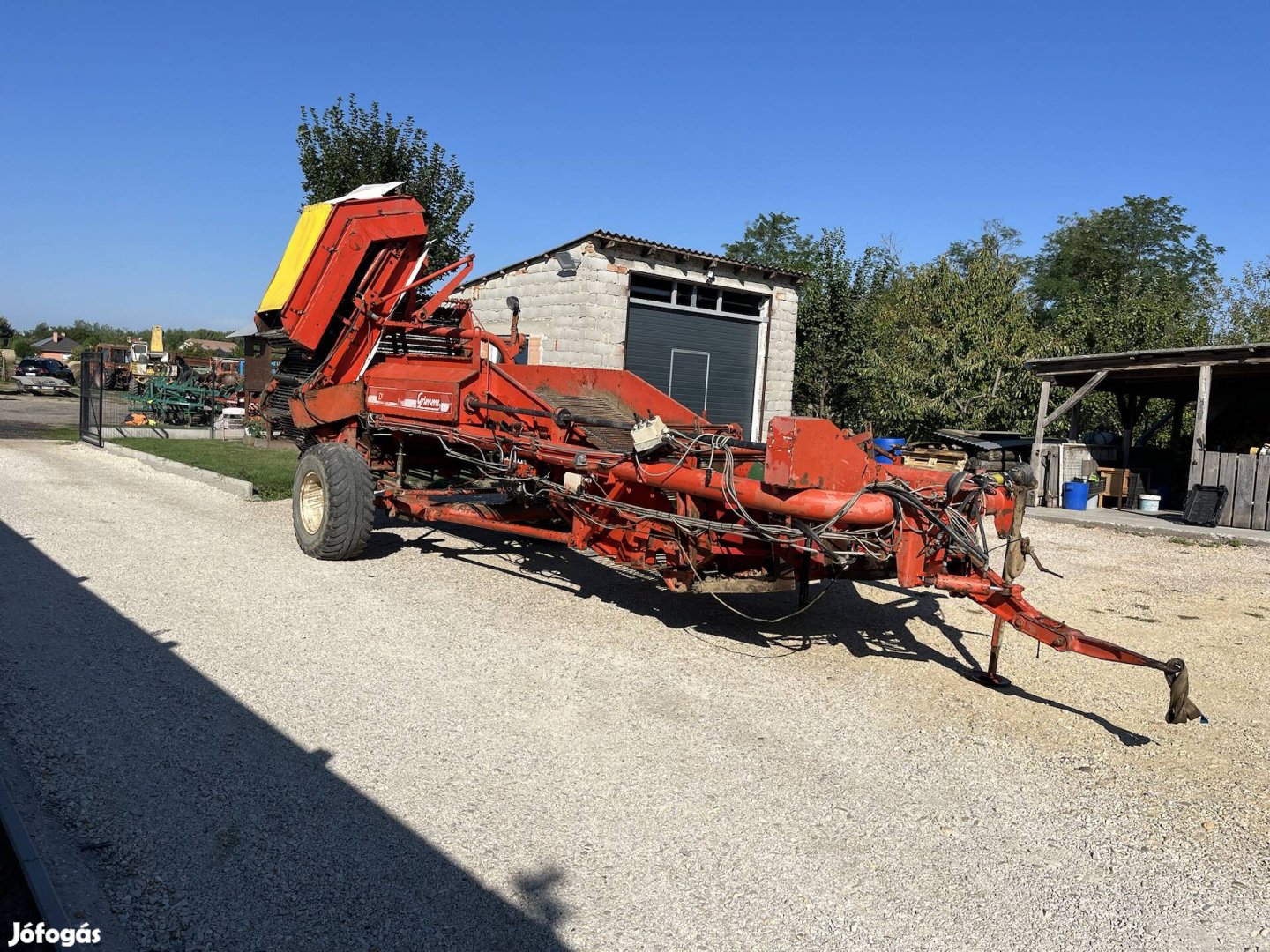 Grimme DL 1500 hagyma, burgonya kombájn 