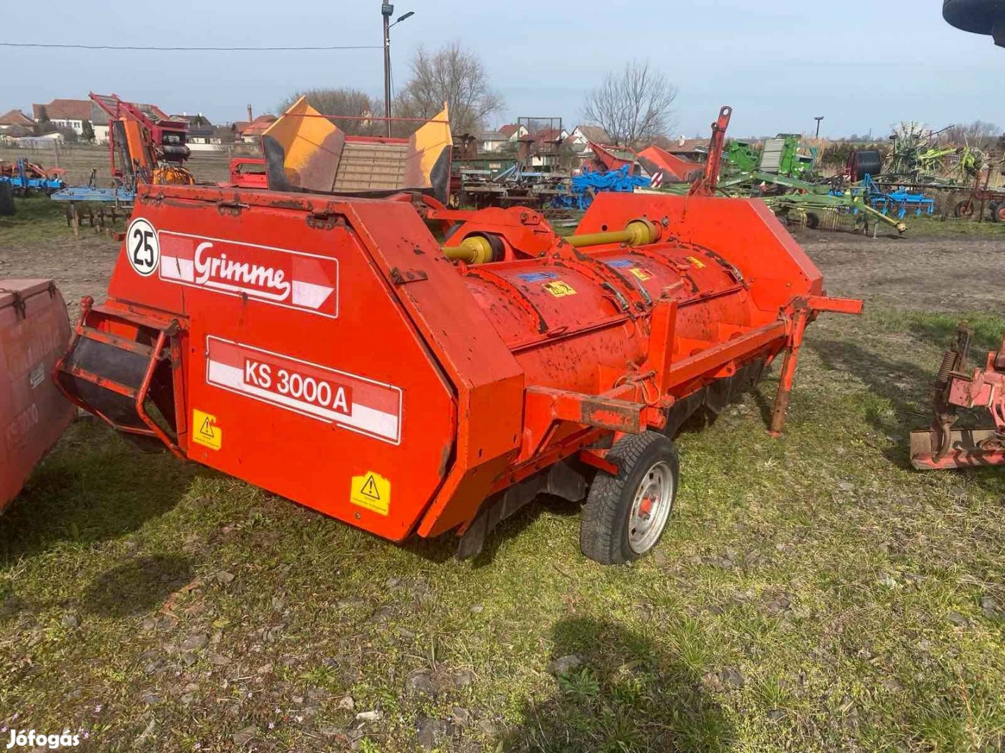Grimme KS 3000A , 4 Soros Bakhátzúzó , Frontbakhátszárzúzó