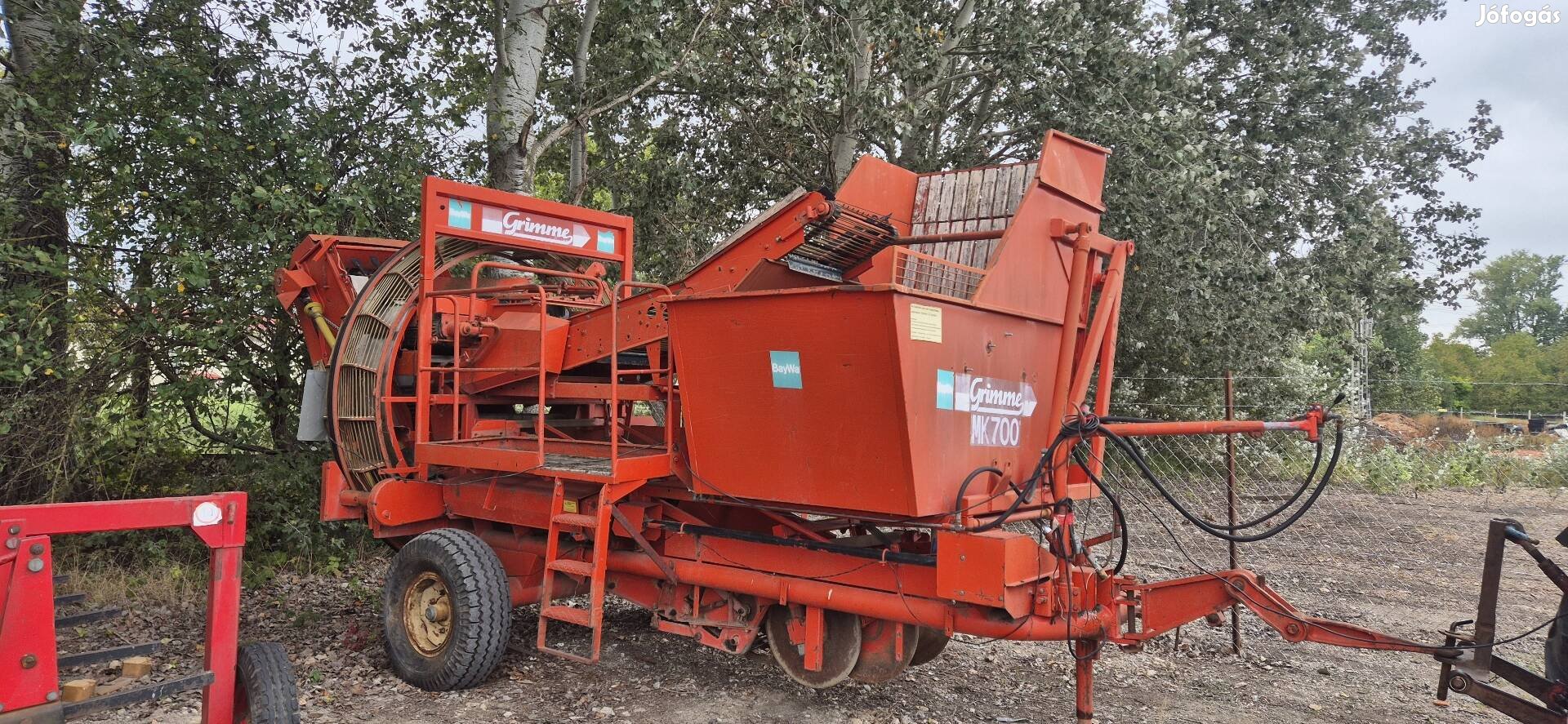 Grimme MK 700 burgonyaszedő krumplikombajn MTZ Zetor 