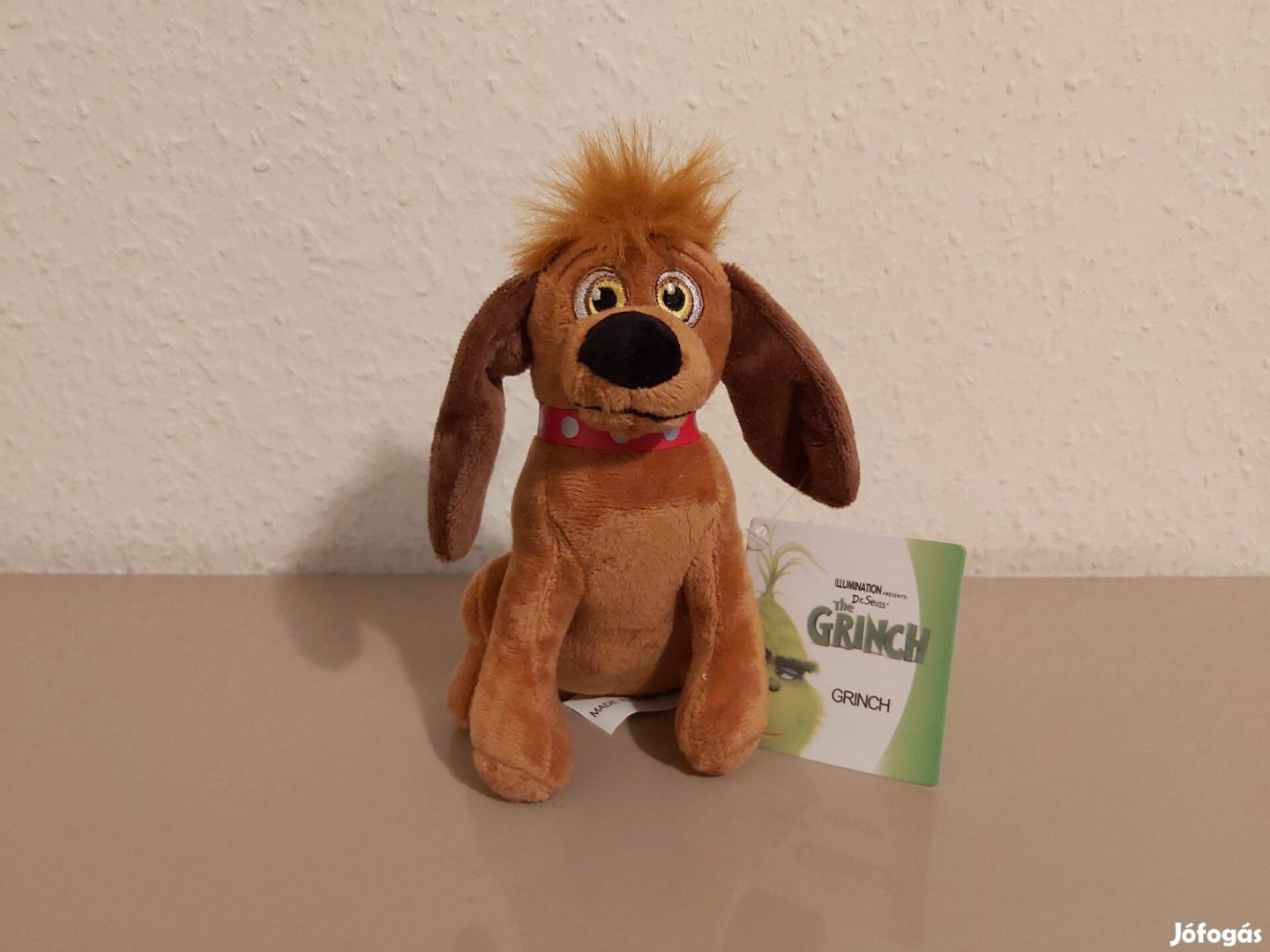 Grinch Max kutya plüss Új Készleten Grincs 18 cm számlával