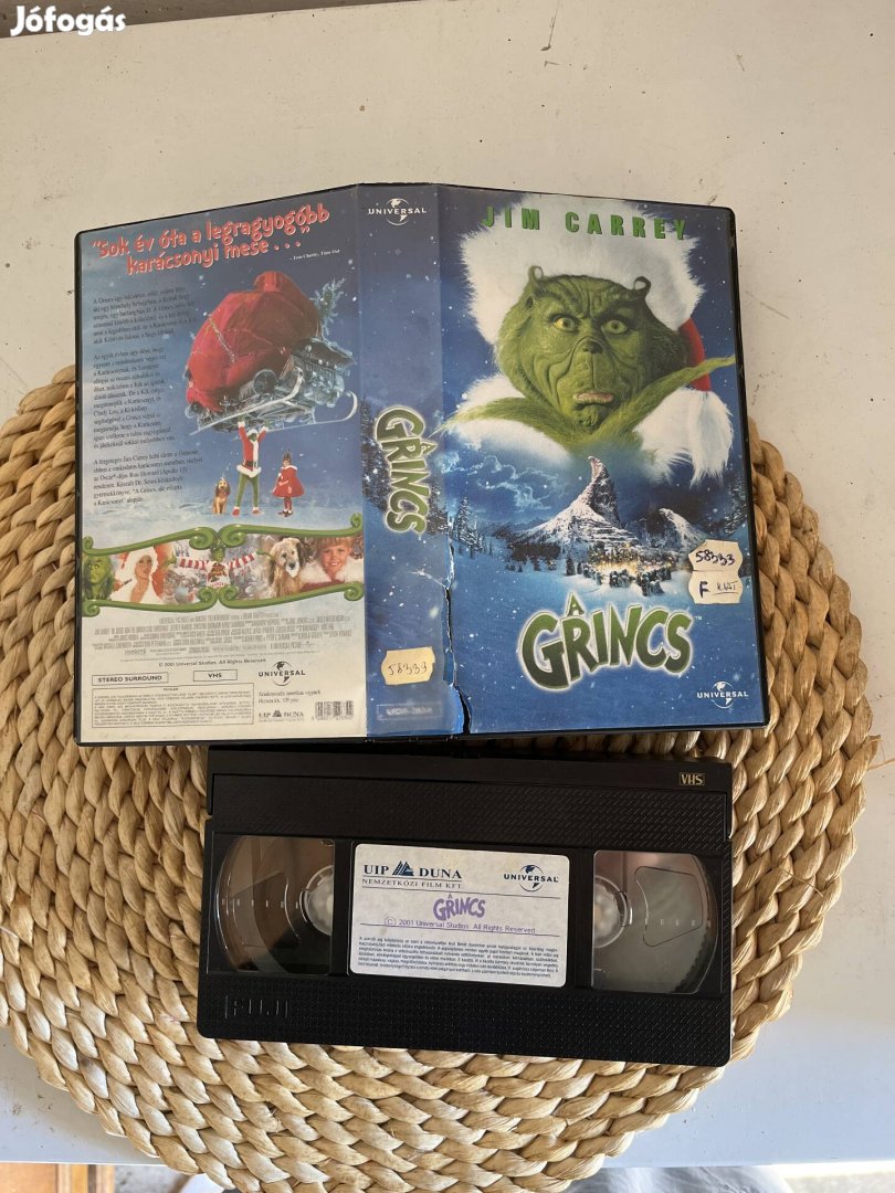 Grincs vhs.  