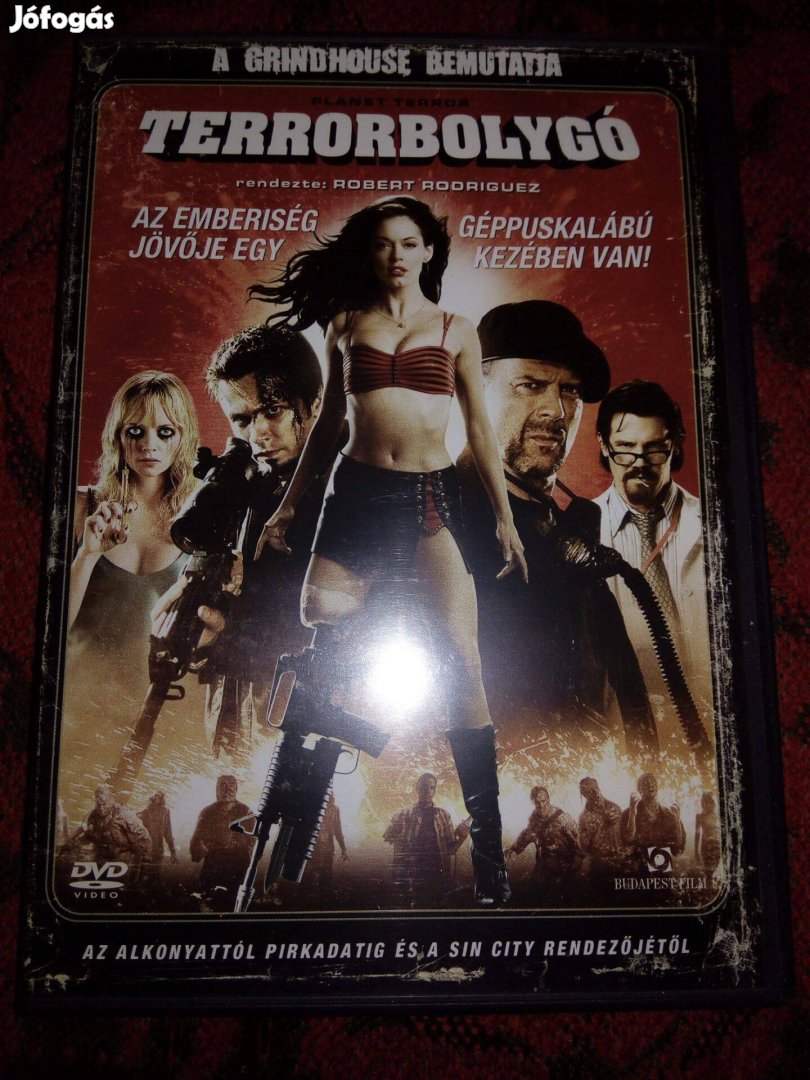 Grindhouse: Terrorbolygó dvd eladó (Bruce Willis, Rose Mcgowen)!