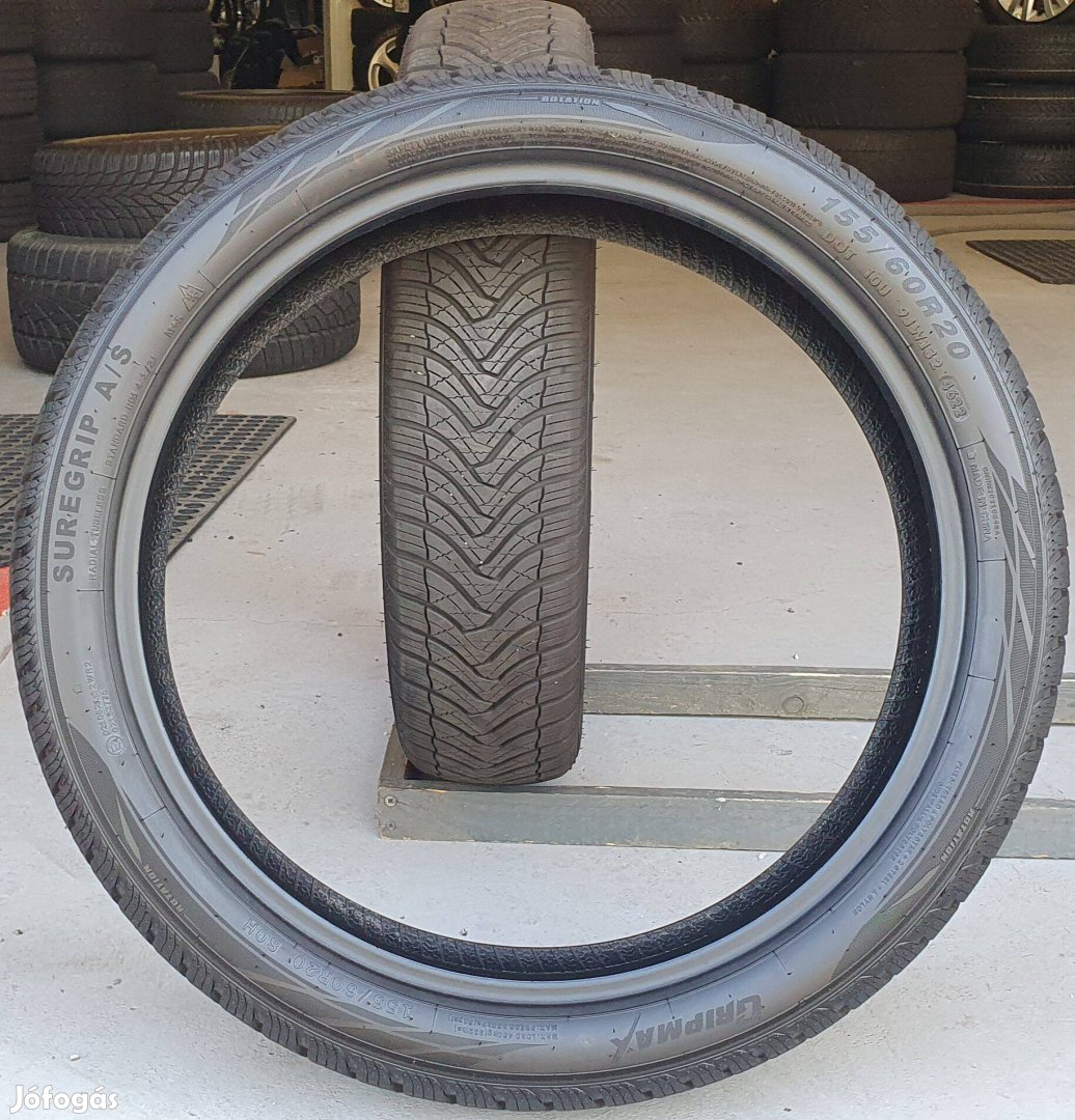 Gripmax Suregrip 155/60 R20 négyévszakos gumi 2db /T165