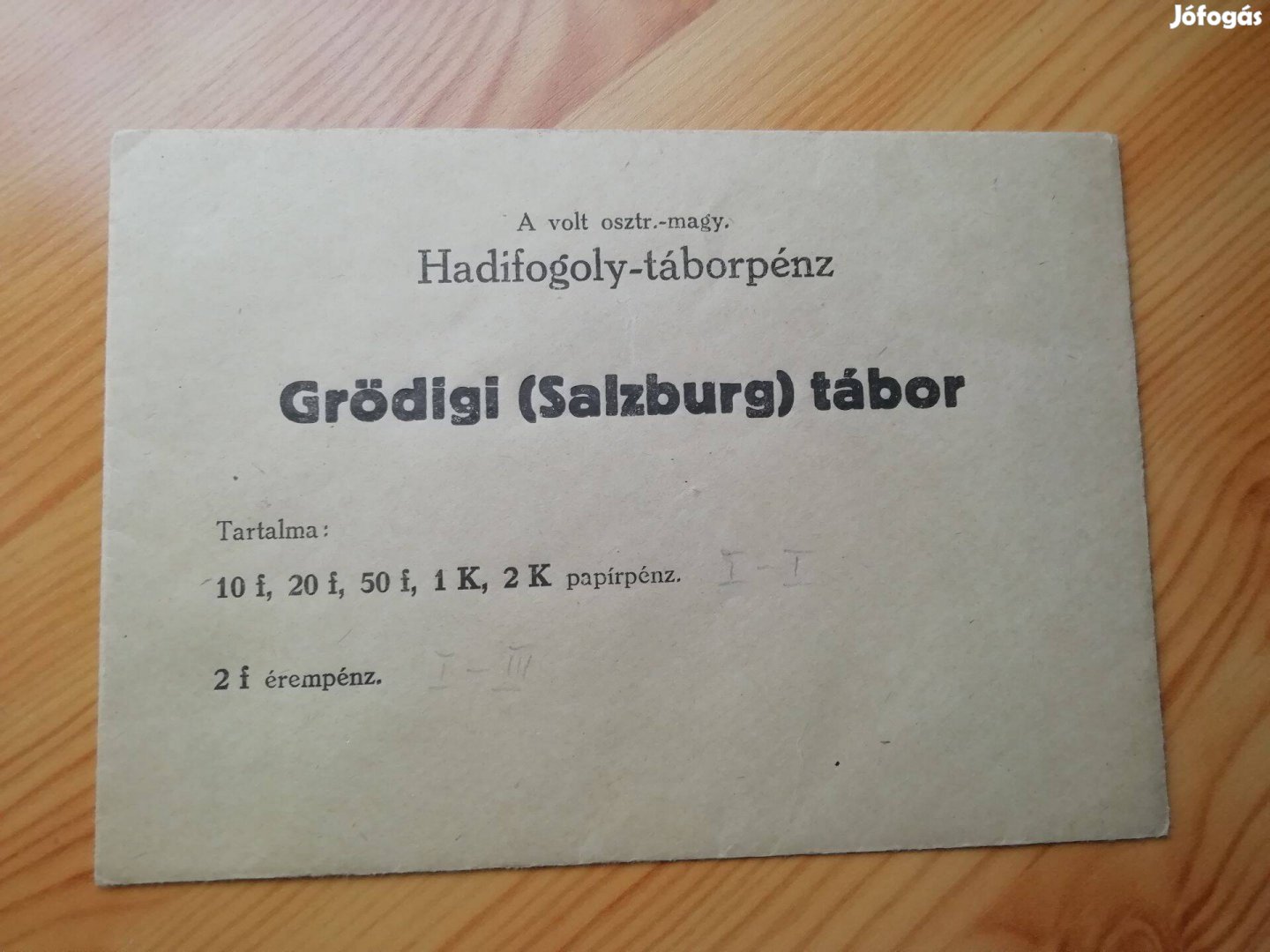 Grödigi /Salzburg / Hadifogoly Tábor boríték