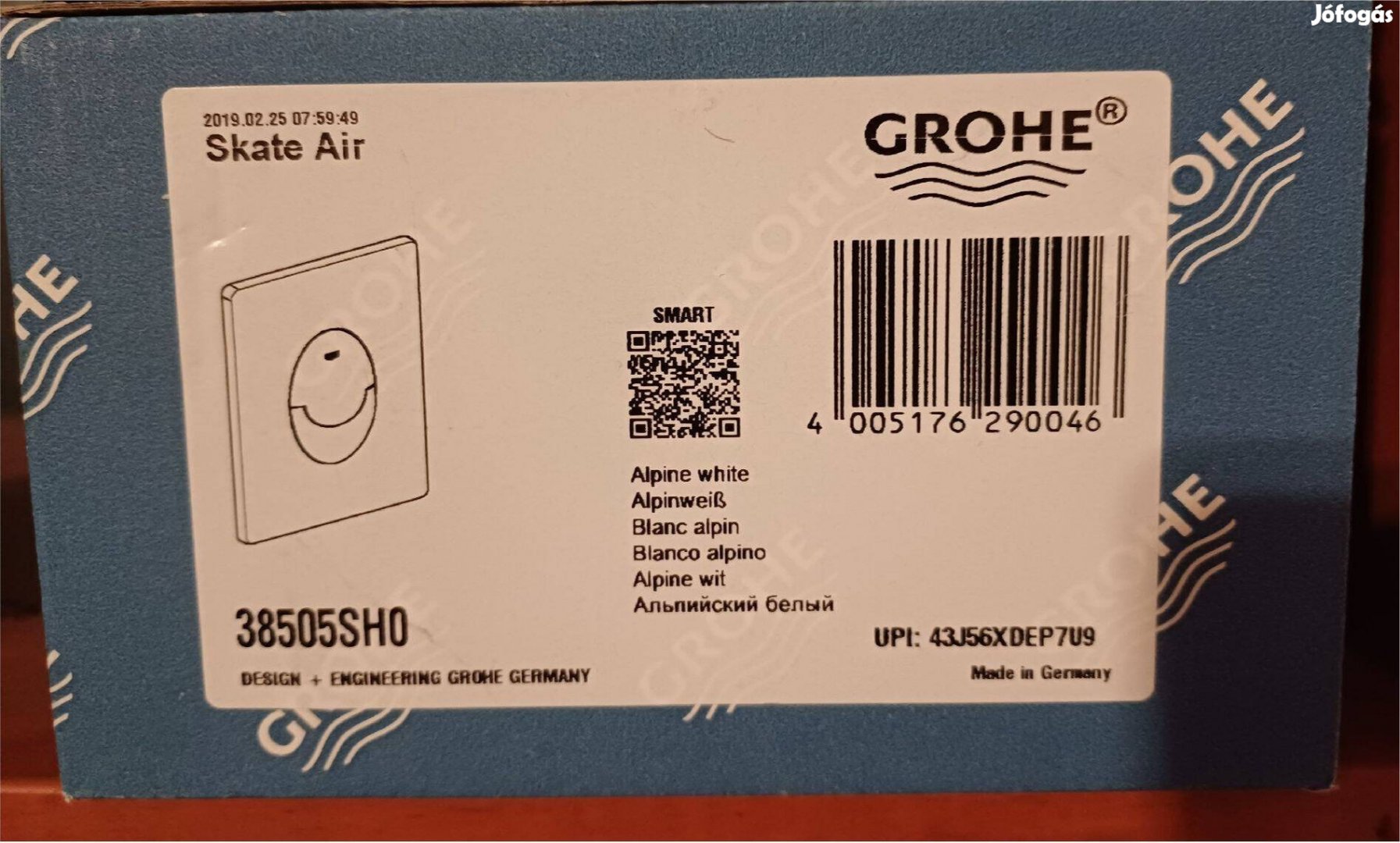 Grohe Skate Air álló nyomólap, fehér 38505SH0 Eladó!