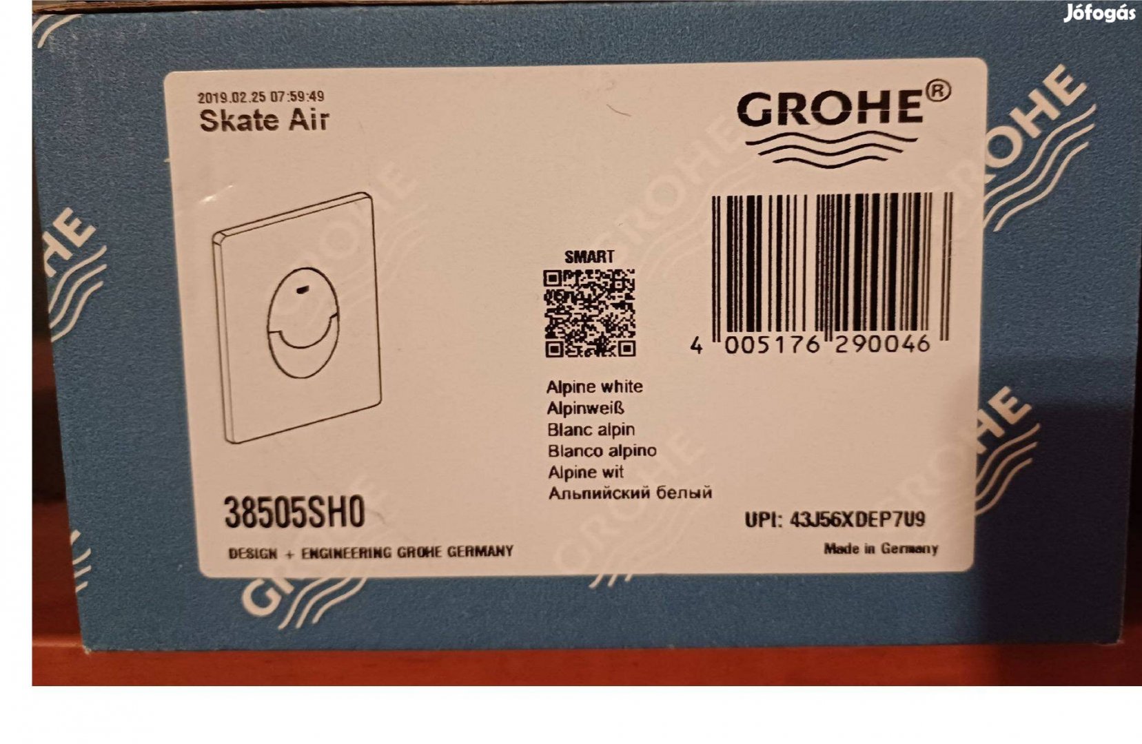 Grohe Skate Air nyomólap, fehér 38505SH0 Eladó!