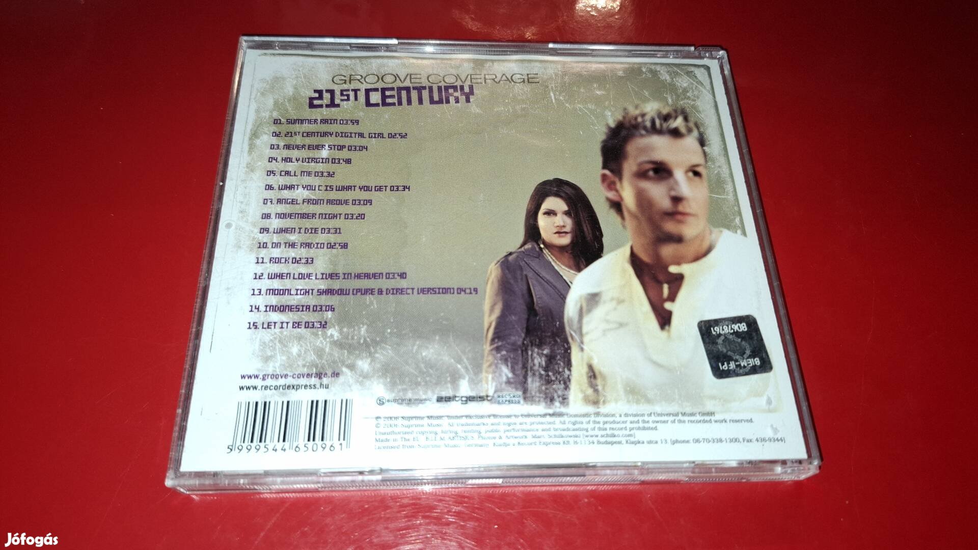 Groove Coverage 21st Century Cd Magyar Kiadású