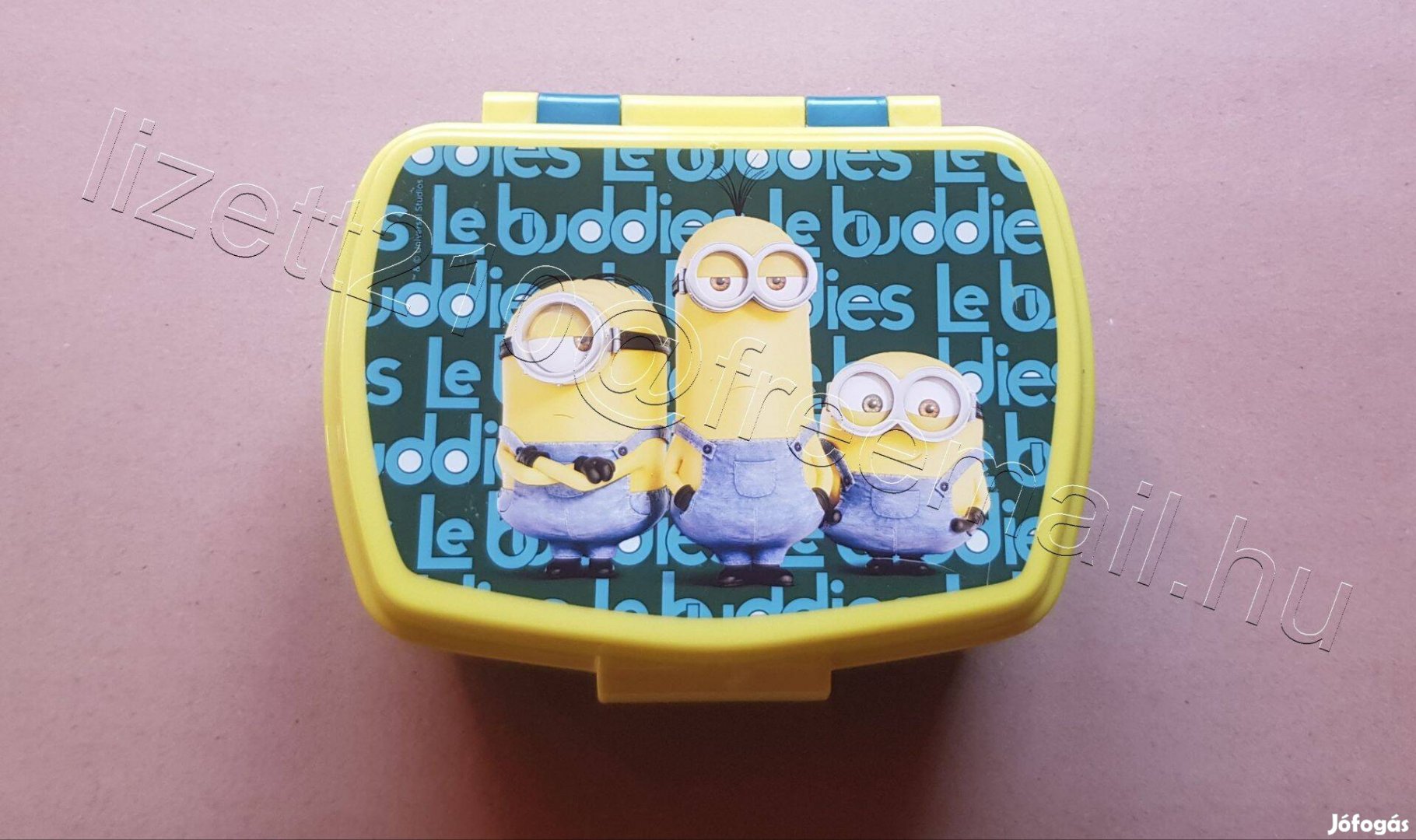 Gru minions minyonok emeletes uzsonnás doboz vadonatúj