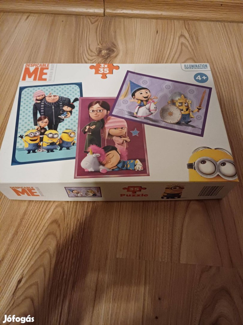 Gru minyonok puzzle