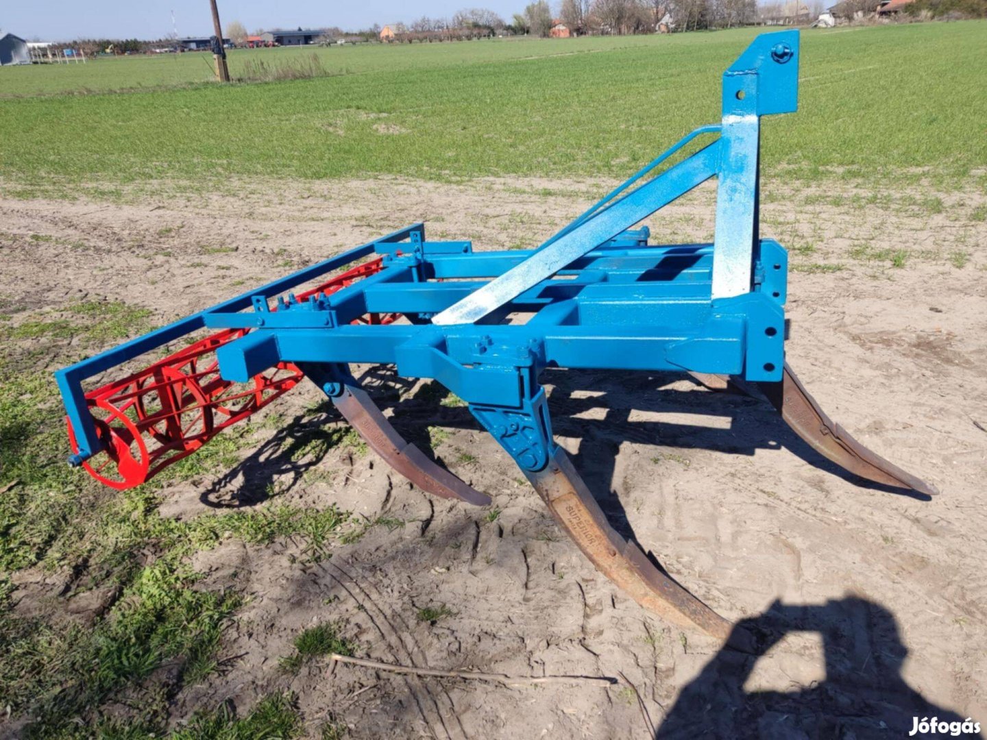 Gruber, MTZ traktor után, 5 késes, Rabewerk
