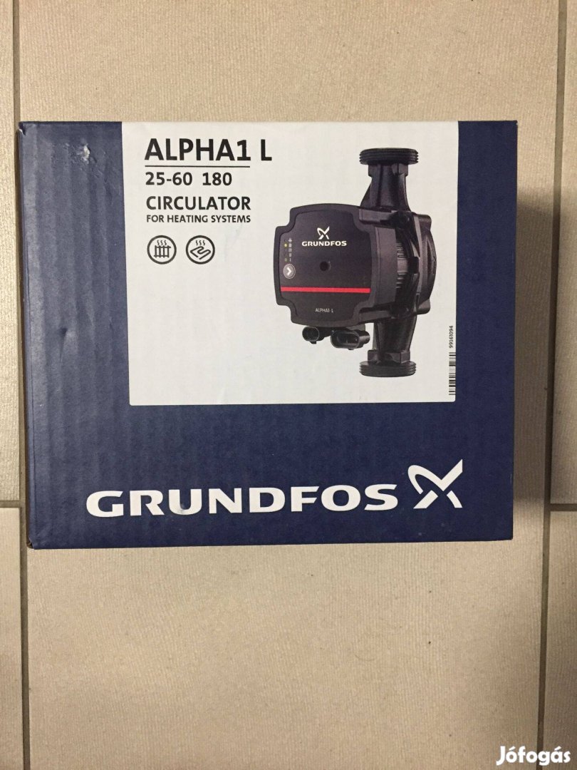 Grundfos Alpha1 L 25-60 180 Fűtési keringető szivattyú
