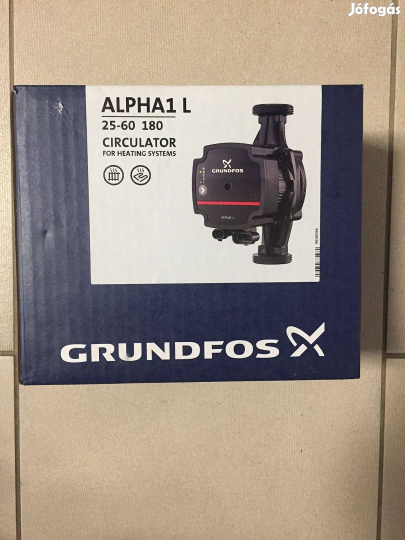 Grundfos Alpha1 L 25-60 180 Fűtési keringető szivattyú