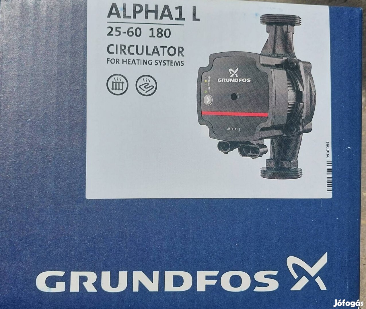 Grundfos Alpha1 L 25-60 Fűtési Keringtető Szivattyú