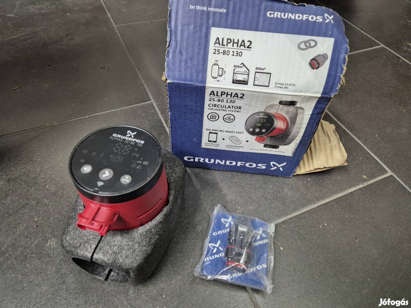 Grundfos Alpha2 25-80 keringető szivattyú