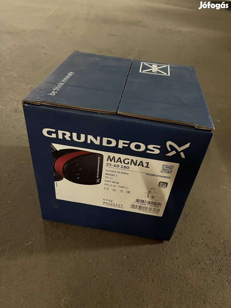 Grundfos Magna1 25-60 180 PN10 keringetőszivattyú, bontatlan