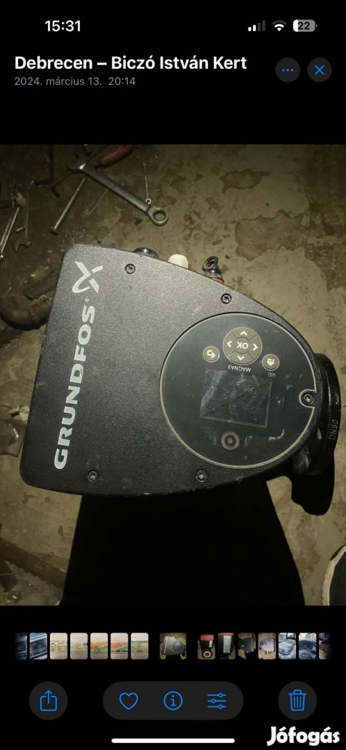 Grundfos Magna 3 80-120F keringetőszivattyú eladó!