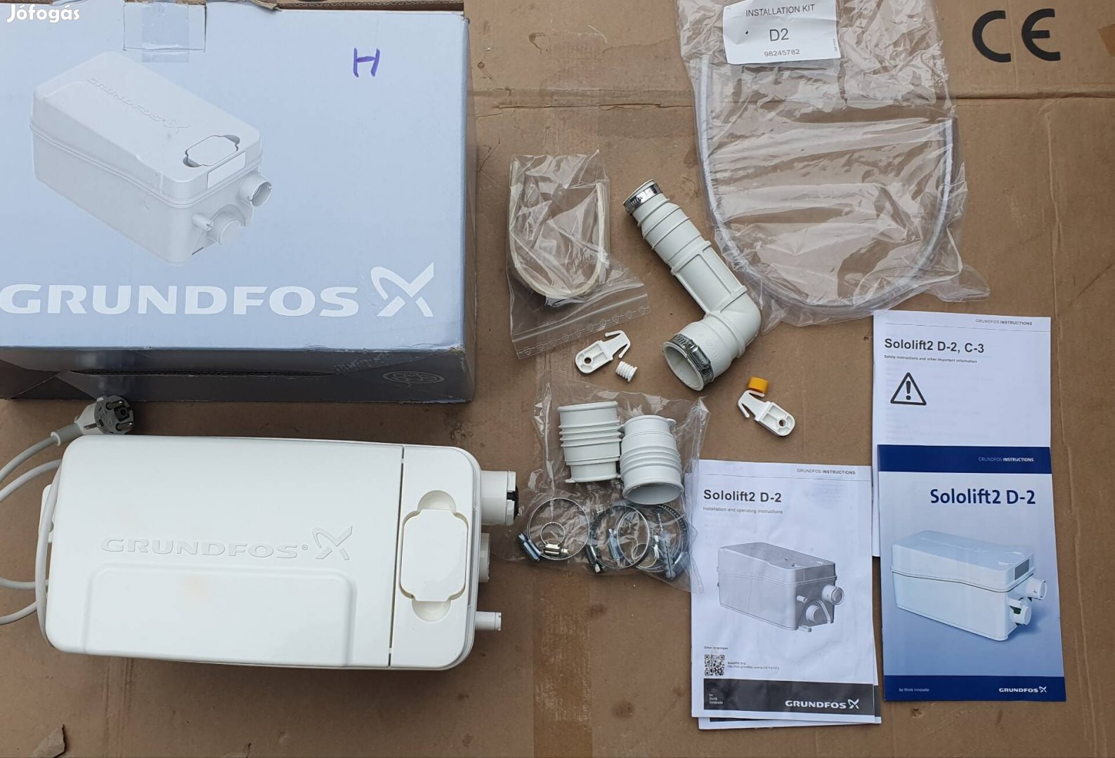 Grundfos Sololift2 D-2 Kompakt szennyvízátemelő szivattyú