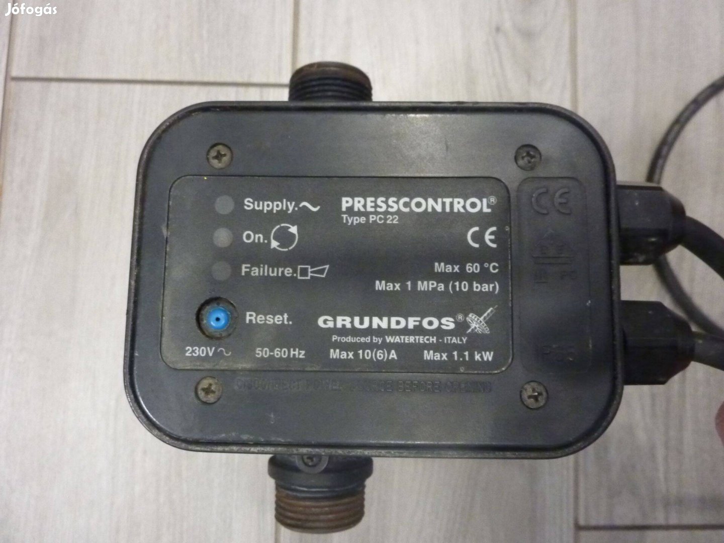 Grundfos Szivattyú Presscontrol Hydrocontrol nyomáskapcsoló vezérlő