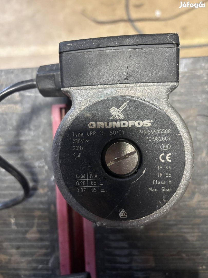 Grundfos UPR 15-50/CY készülék szivattyú motor