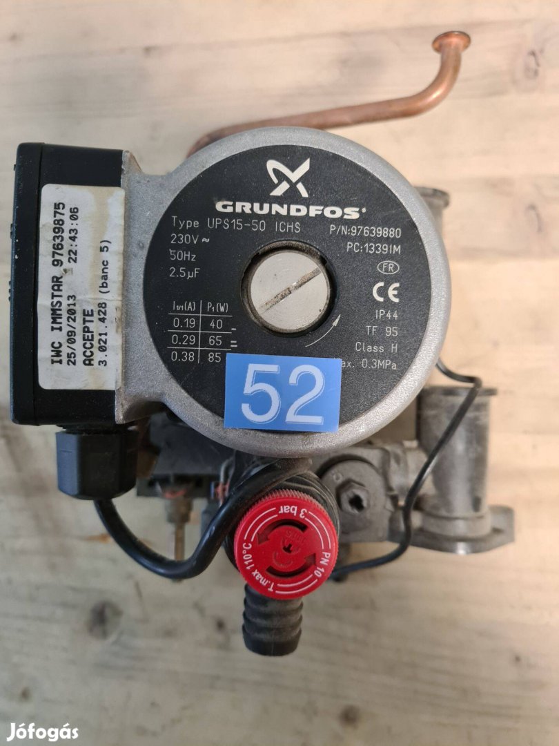 Grundfos UPS 15-50 CHS 1339IM keringtető szivattyú eladó