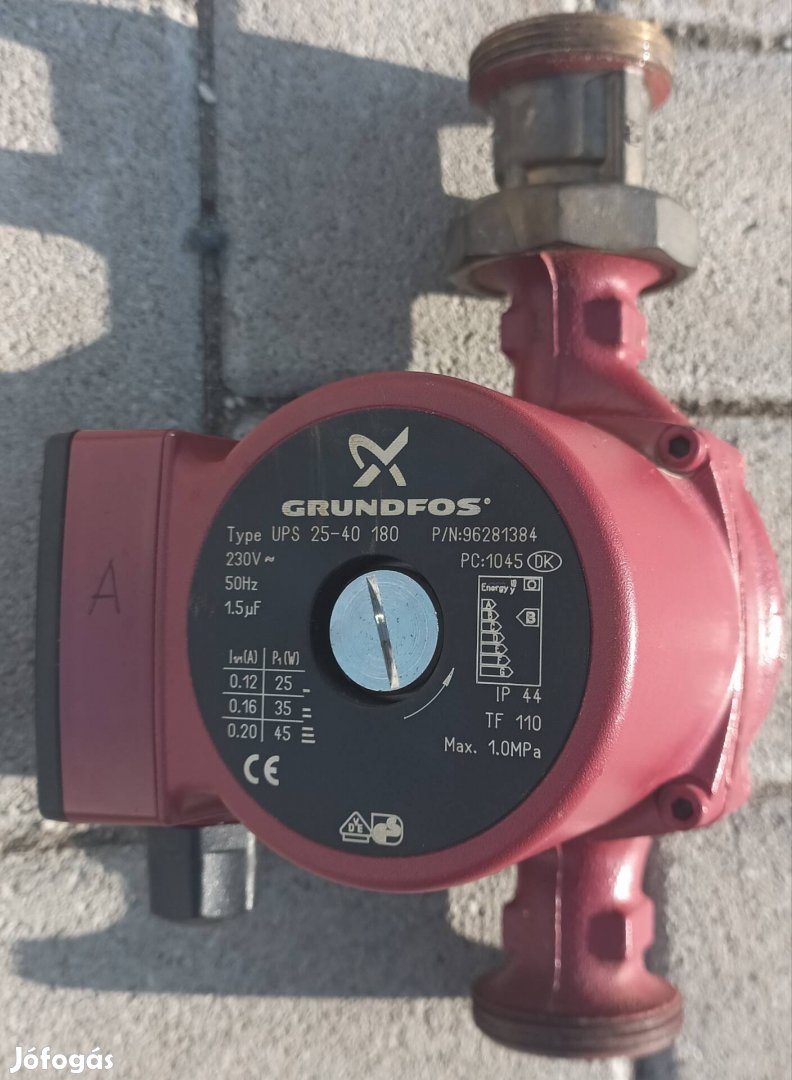 Grundfos UPS 25-40 keringető szivattyú