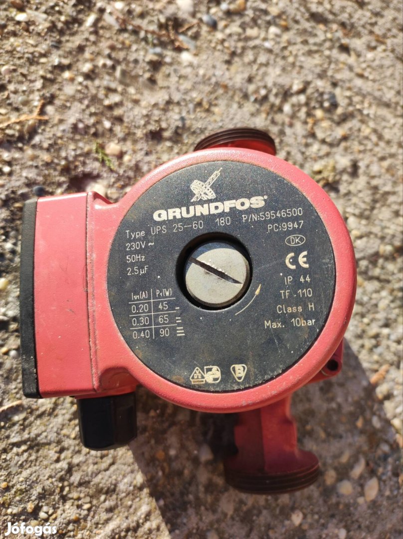 Grundfos UPS 25-60 keringető szivattyú 