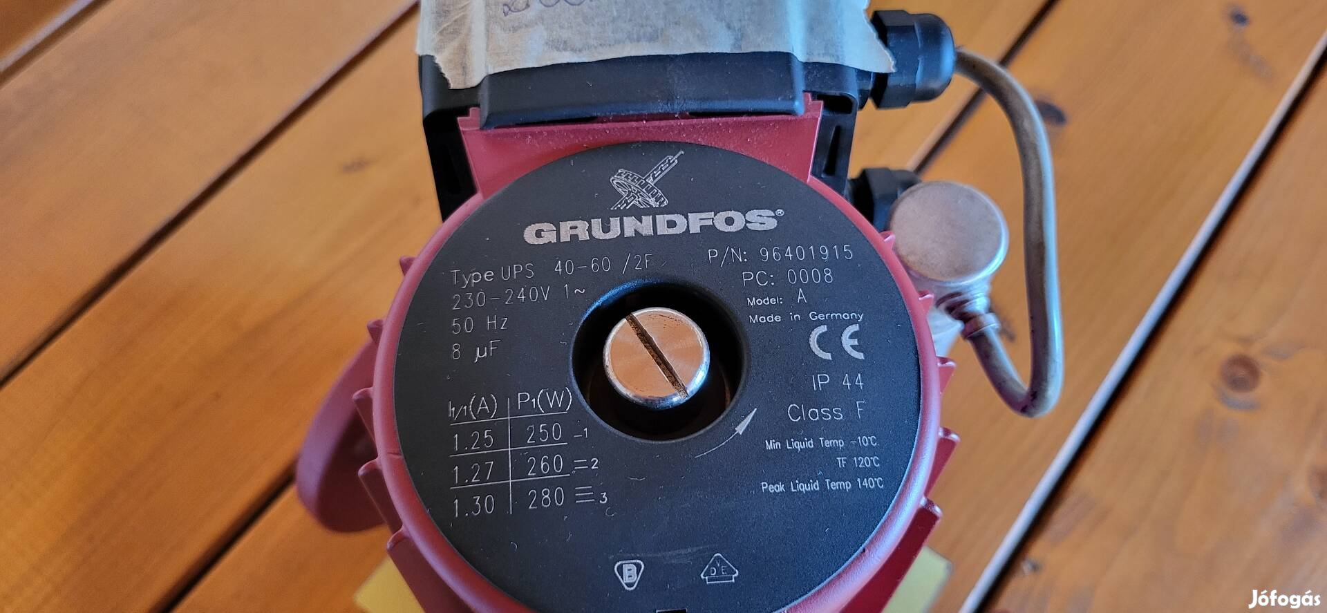 Grundfos UPS 40-60 2F kifogástalan, számla képesen 