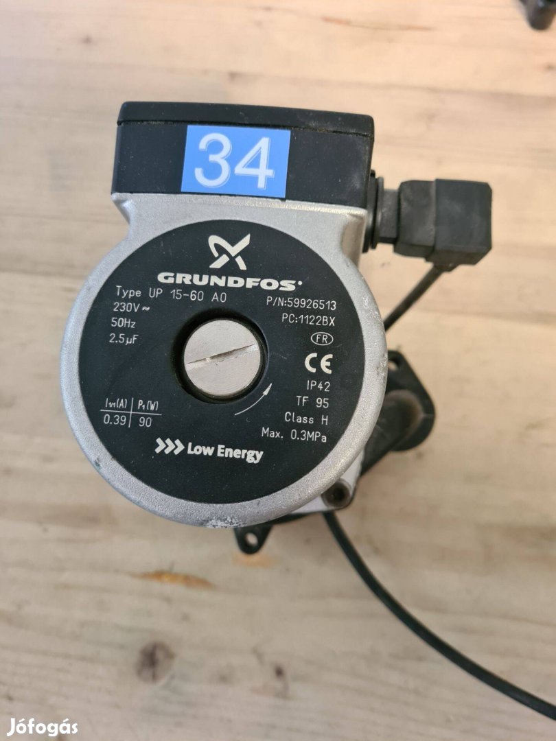 Grundfos UP 15-60 A0 1122BX kerintgető szivattyú eladó