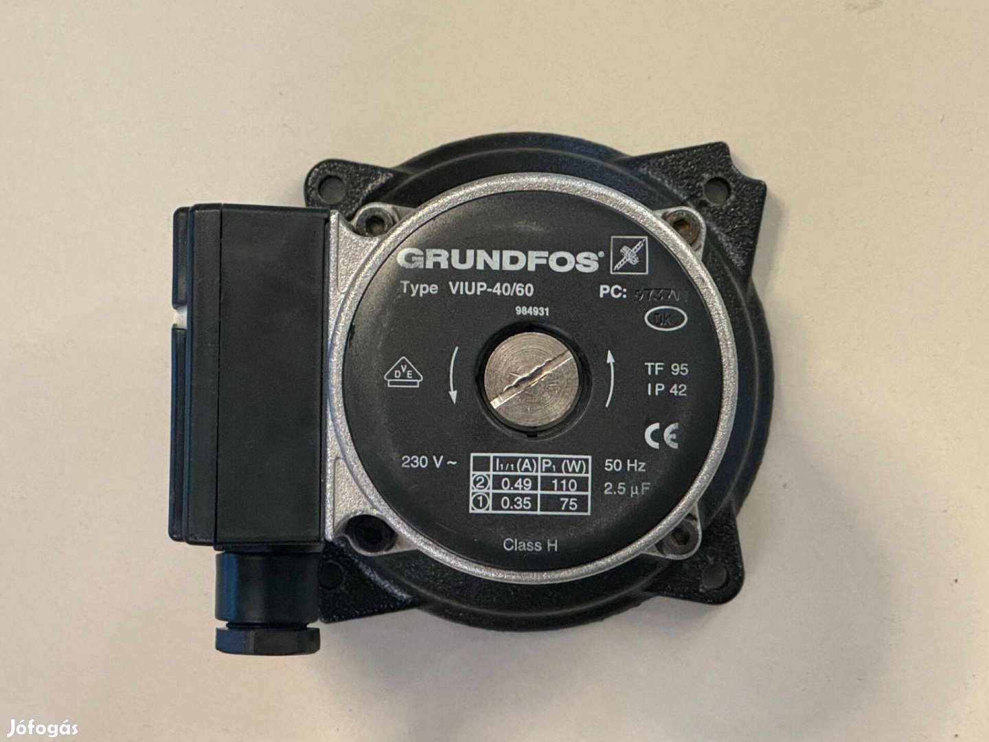 Grundfos Viup-40/60 fűtés keringető szivattyú