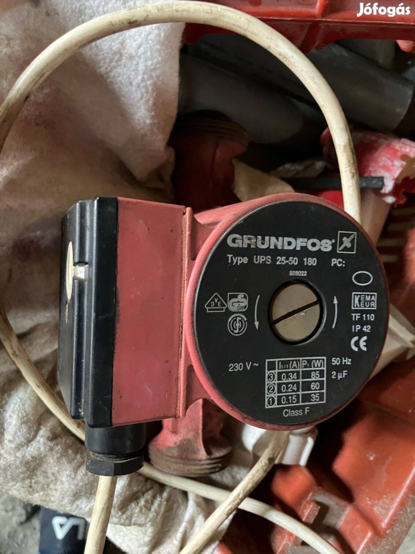 Grundfos keringető szivattyú - 180mm