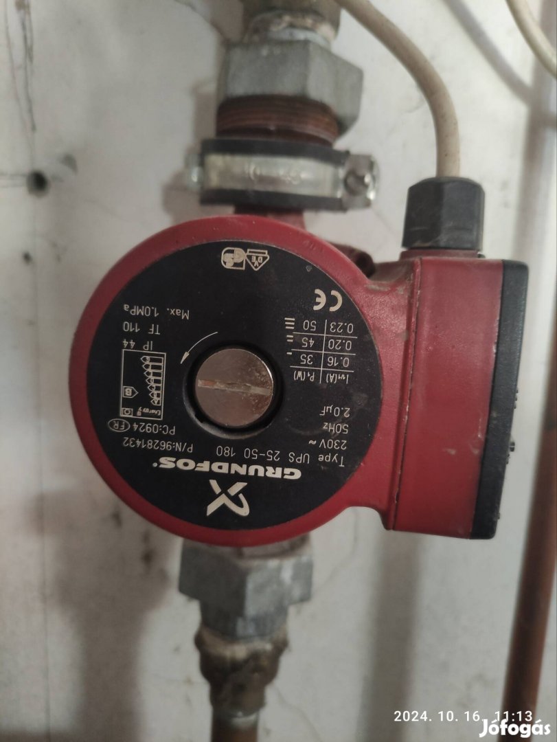 Grundfos keringtatö szivattyú 25-50