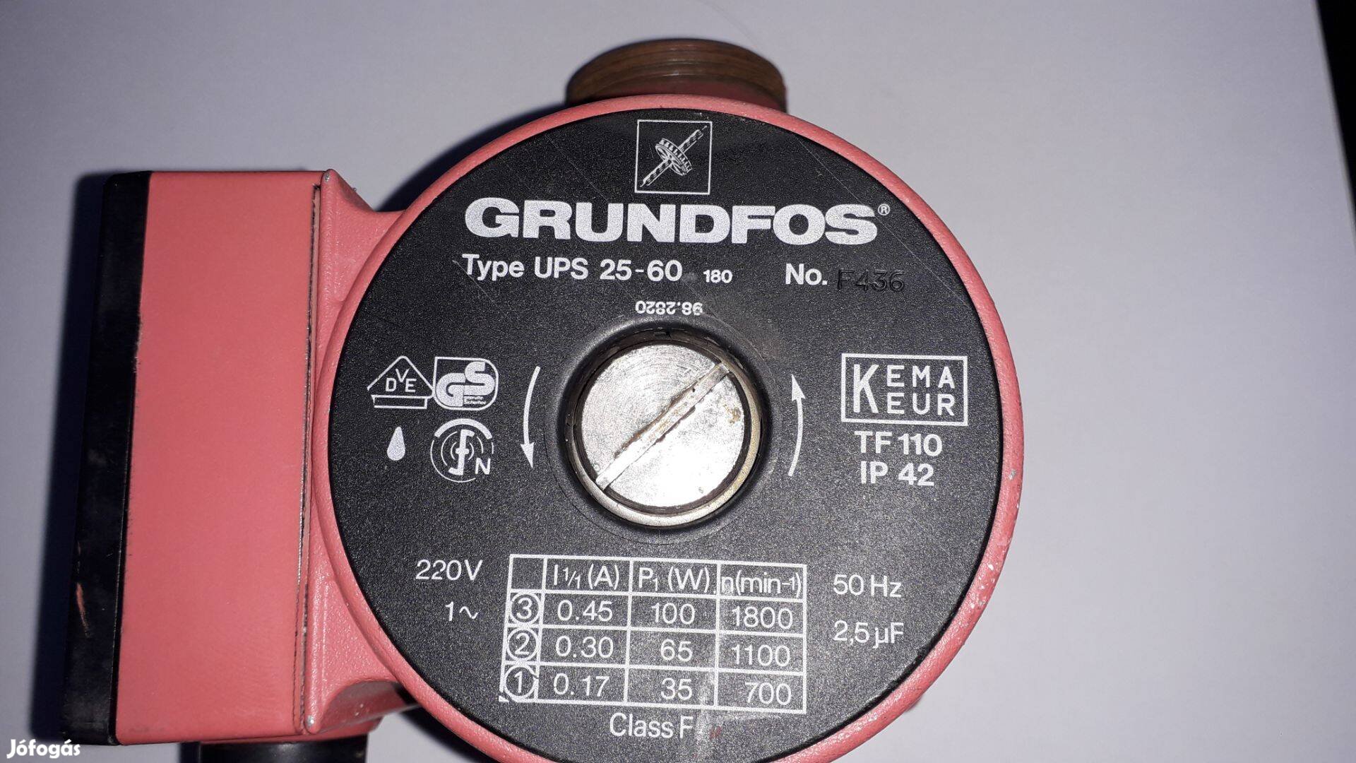 Grundfos keringtetőszivattyú