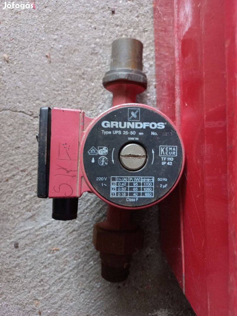 Grundfos tip. keringető szivattyú