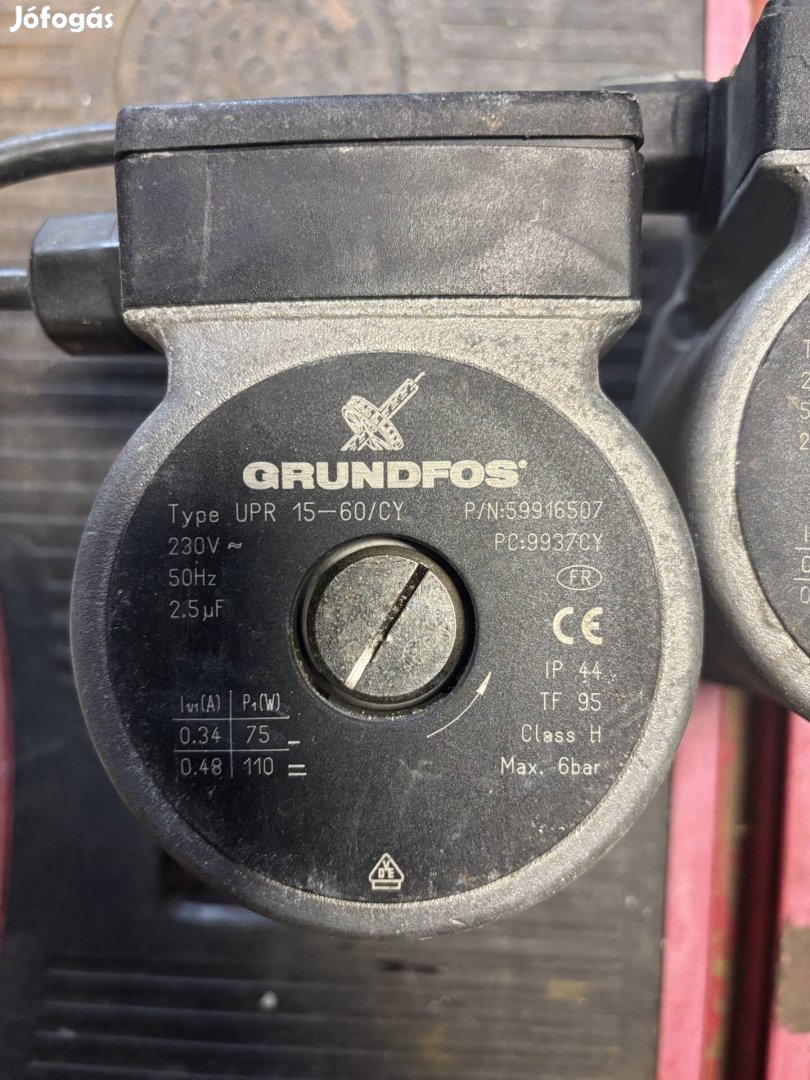 Grundfos upr 15-60/CY készülékszivattyú eladó