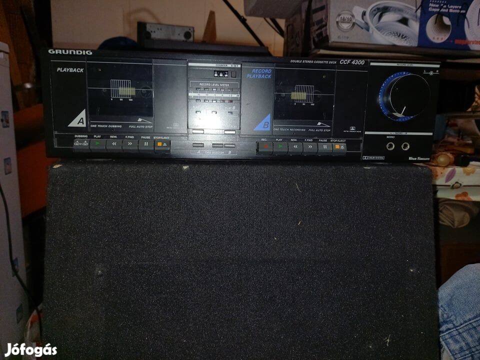 Grundig 2 kazettás Hi-fi deck magnó