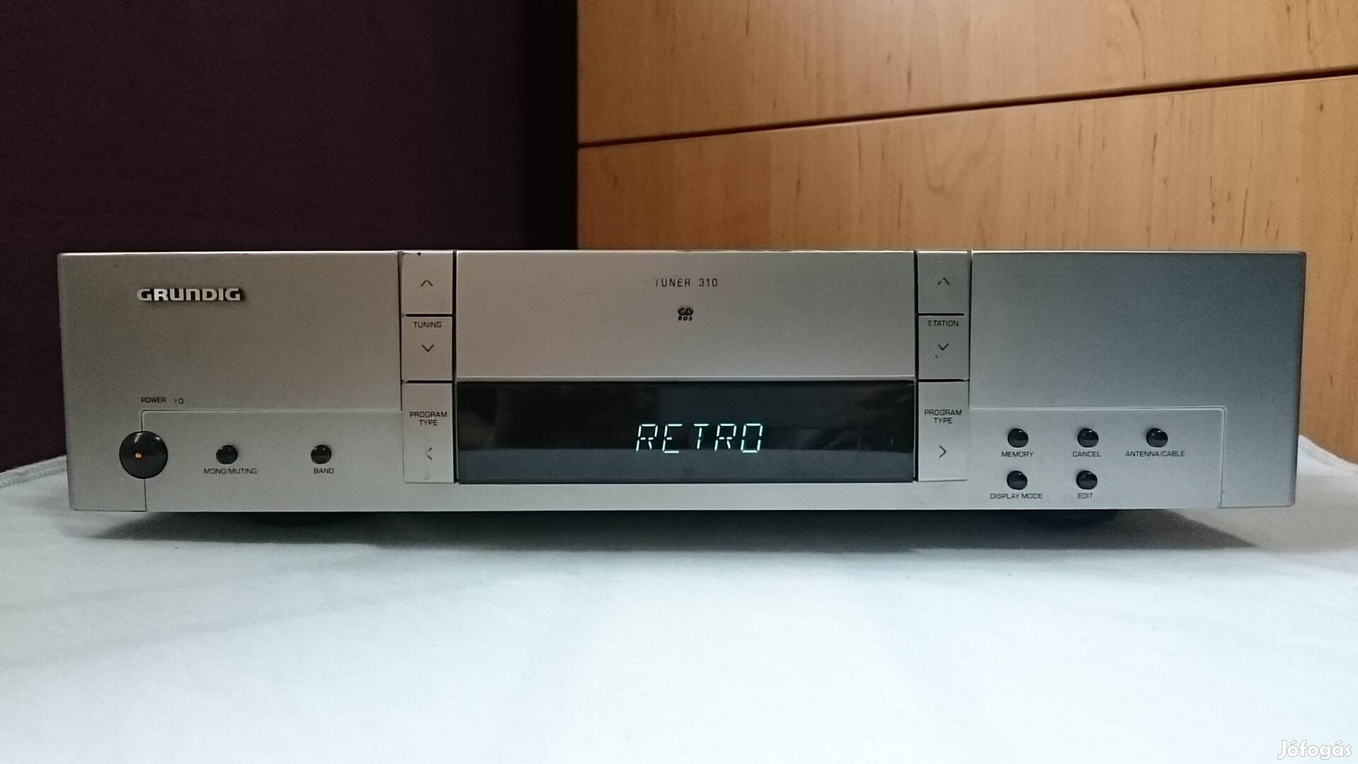 Grundig 310 hifi sztereó RDS rádió tuner tökéletes működéssel