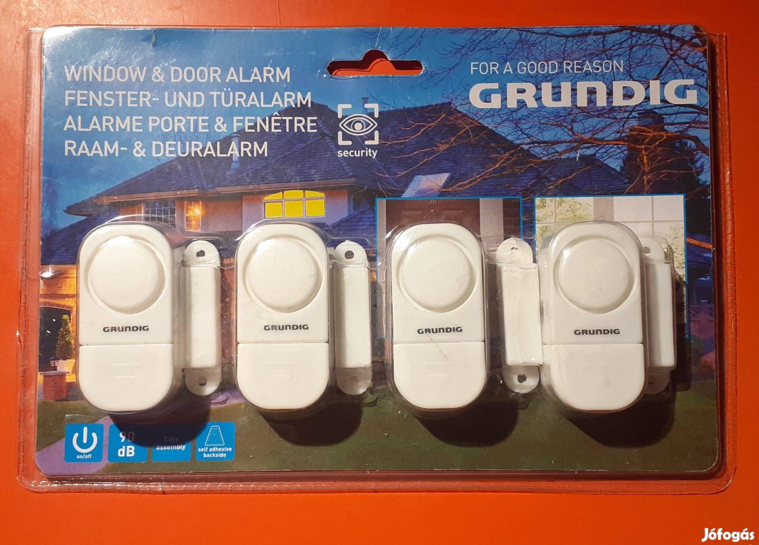 Grundig 4db-os ajtó és ablak riasztó