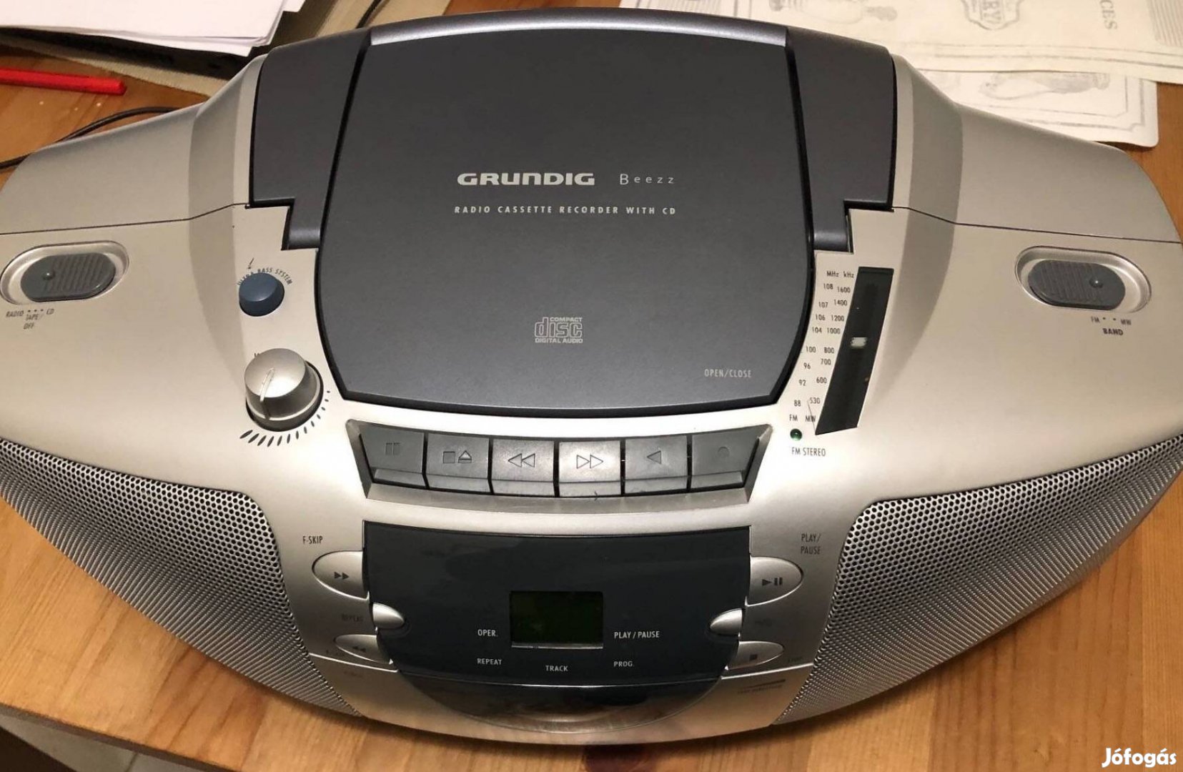 Grundig Beezz Rrcd 4101 CD/Rádió/Magnó(Szinte új)