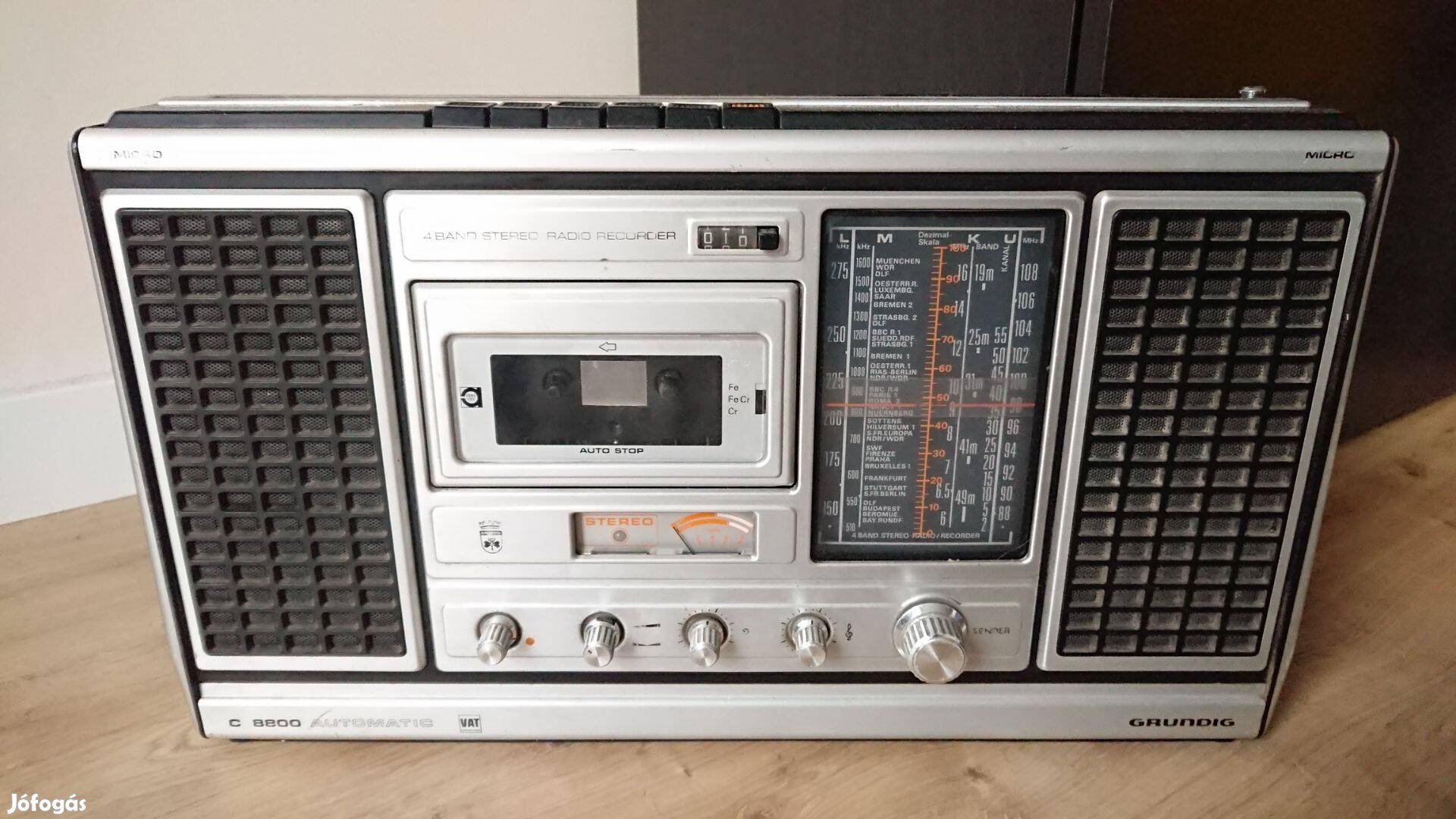 Grundig C8800 Automatic sztereó rádió kazettás magnós rádiómagnó magnó