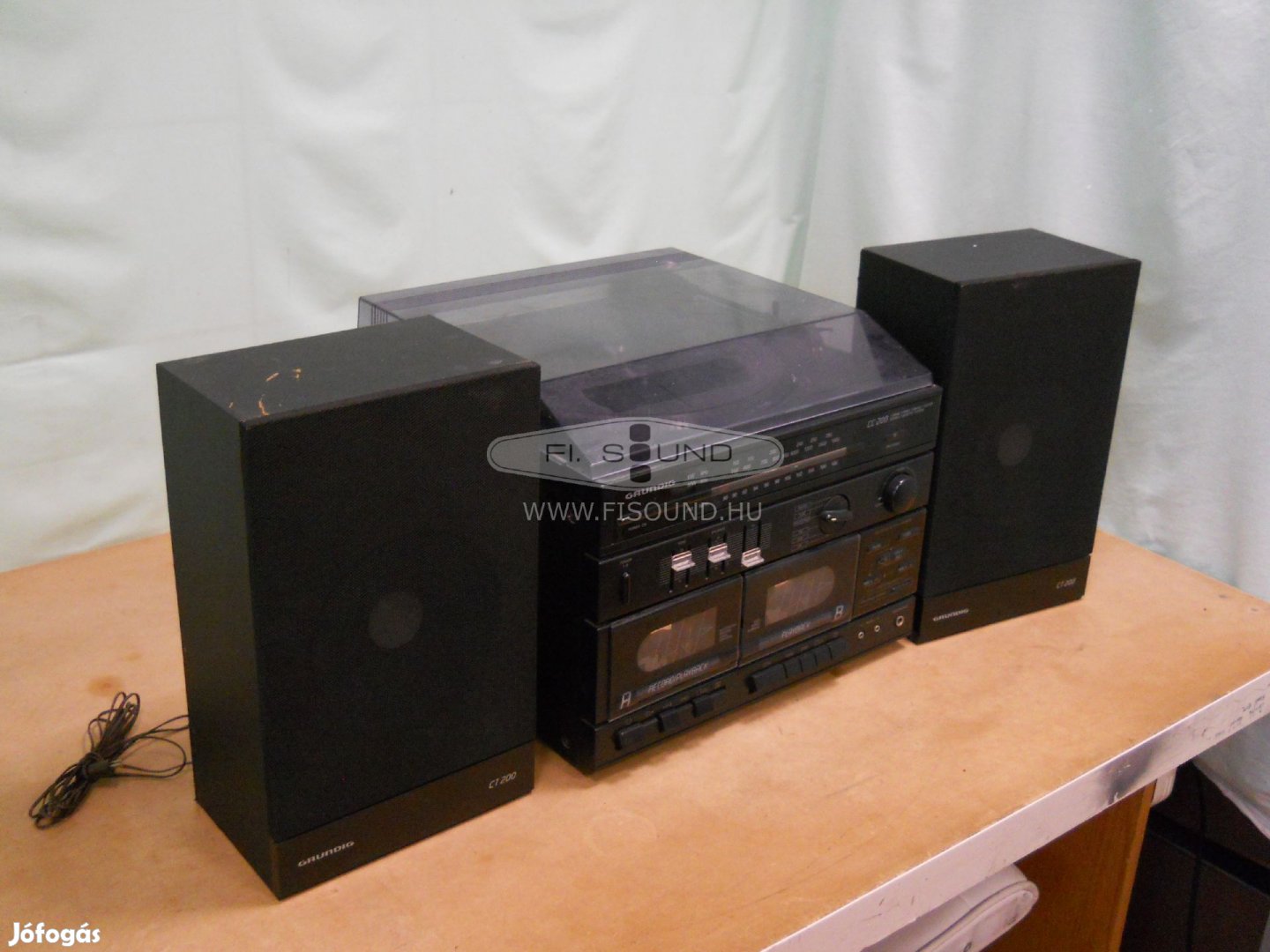 Grundig CC200 ,Hibás hifi torony 16cm-s hangfalakkal