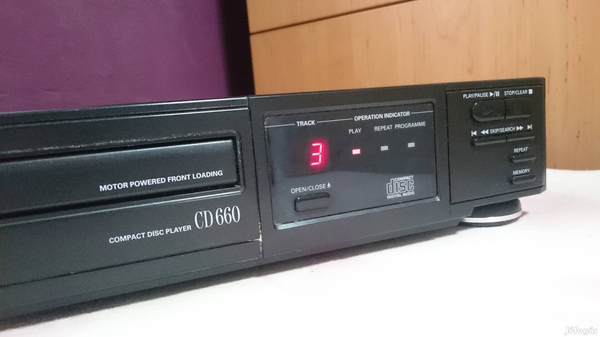 Grundig CD 660 asztali CD lejátszó kifogástalan működéssel 