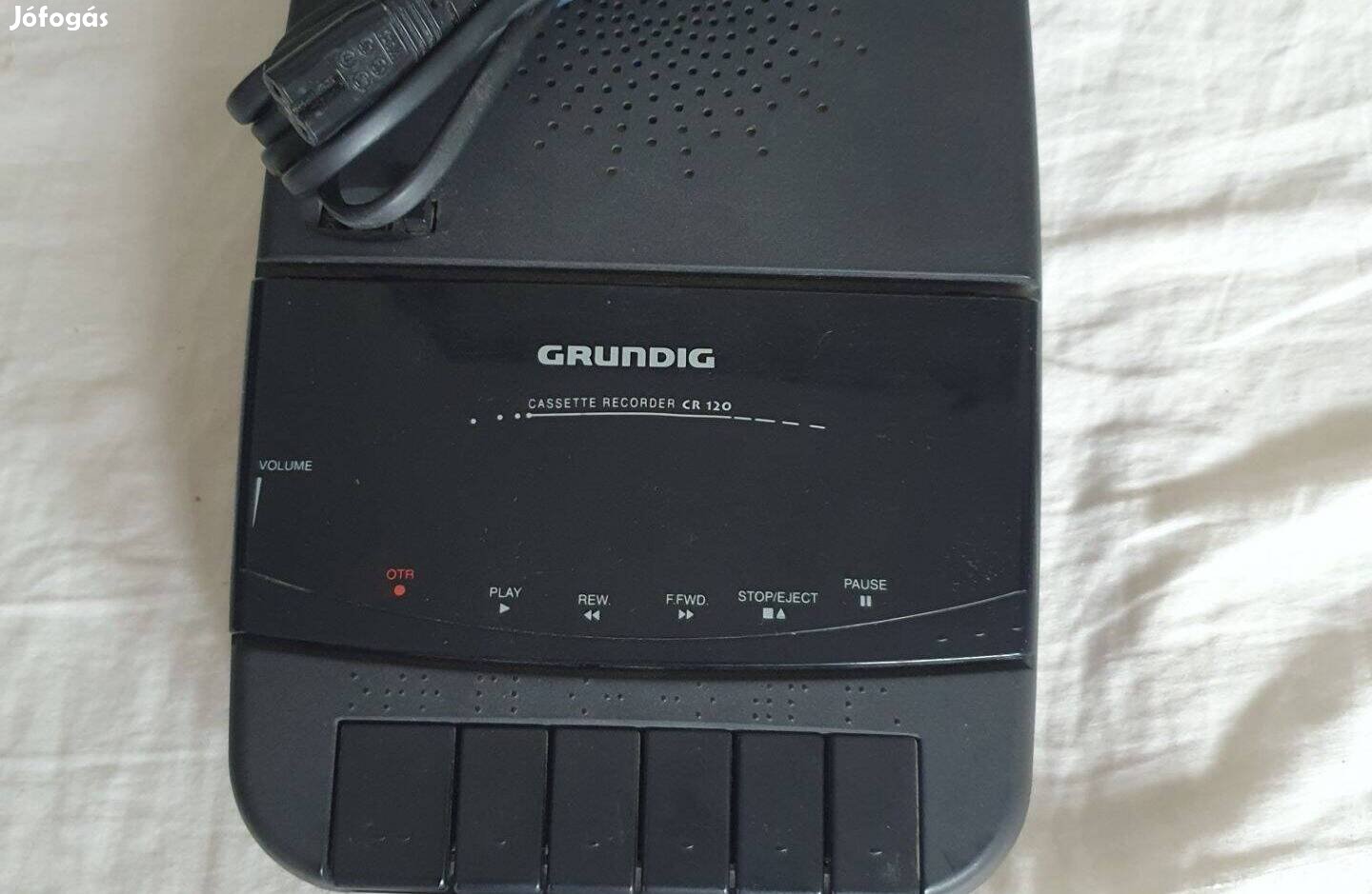 Grundig CR 120 típusú kazettás riporter magnó (diktafon)
