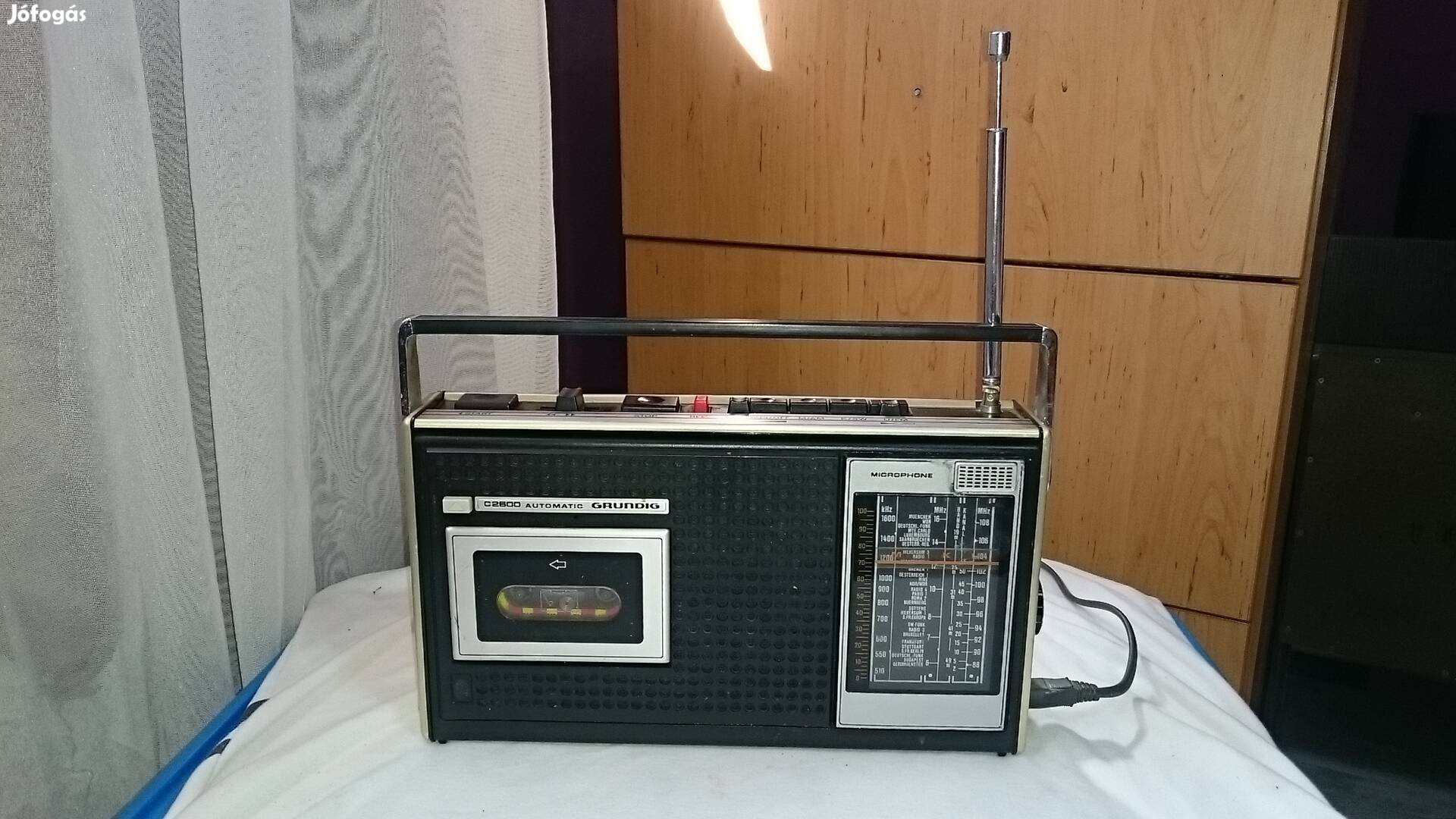 Grundig C 2600 Automatic hordozható rádió kazettás magnó, rádiósmagnó