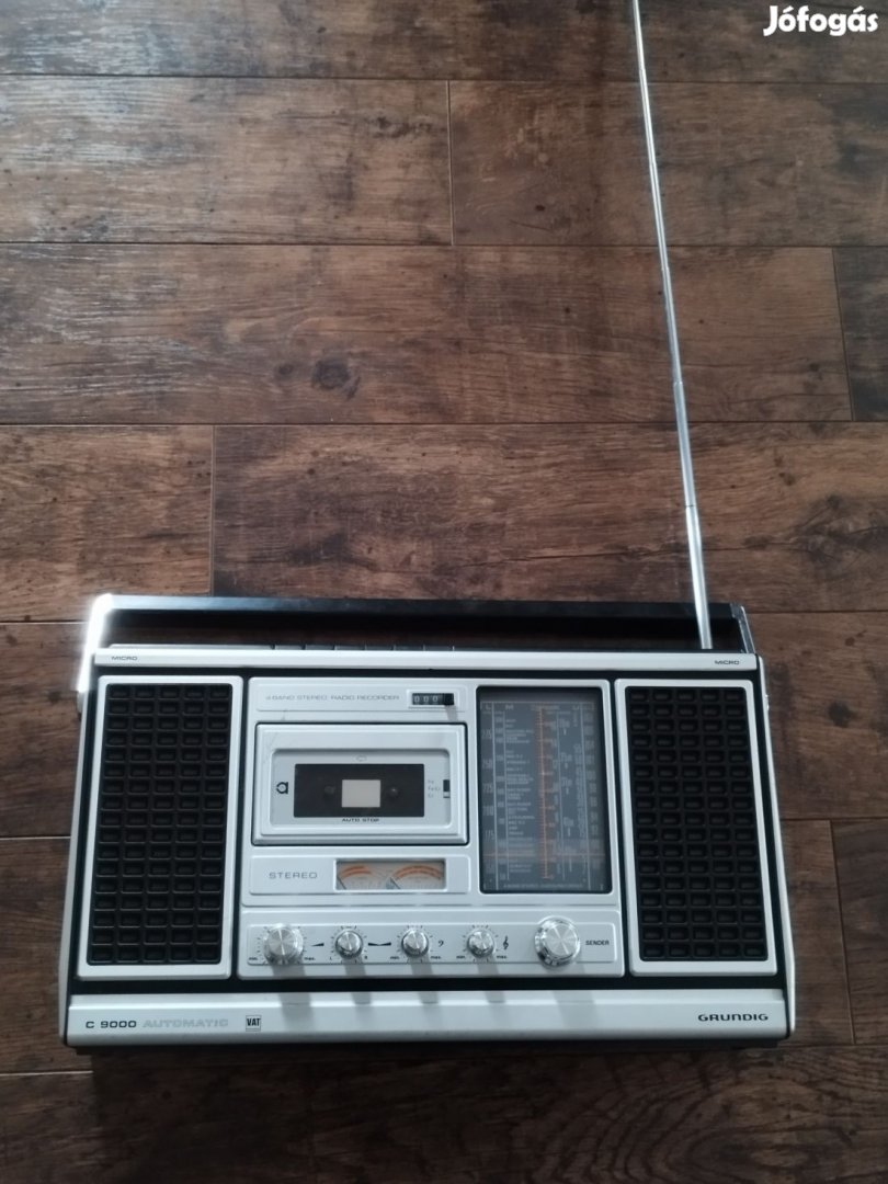 Grundig C 9000 retró rádiós magnó