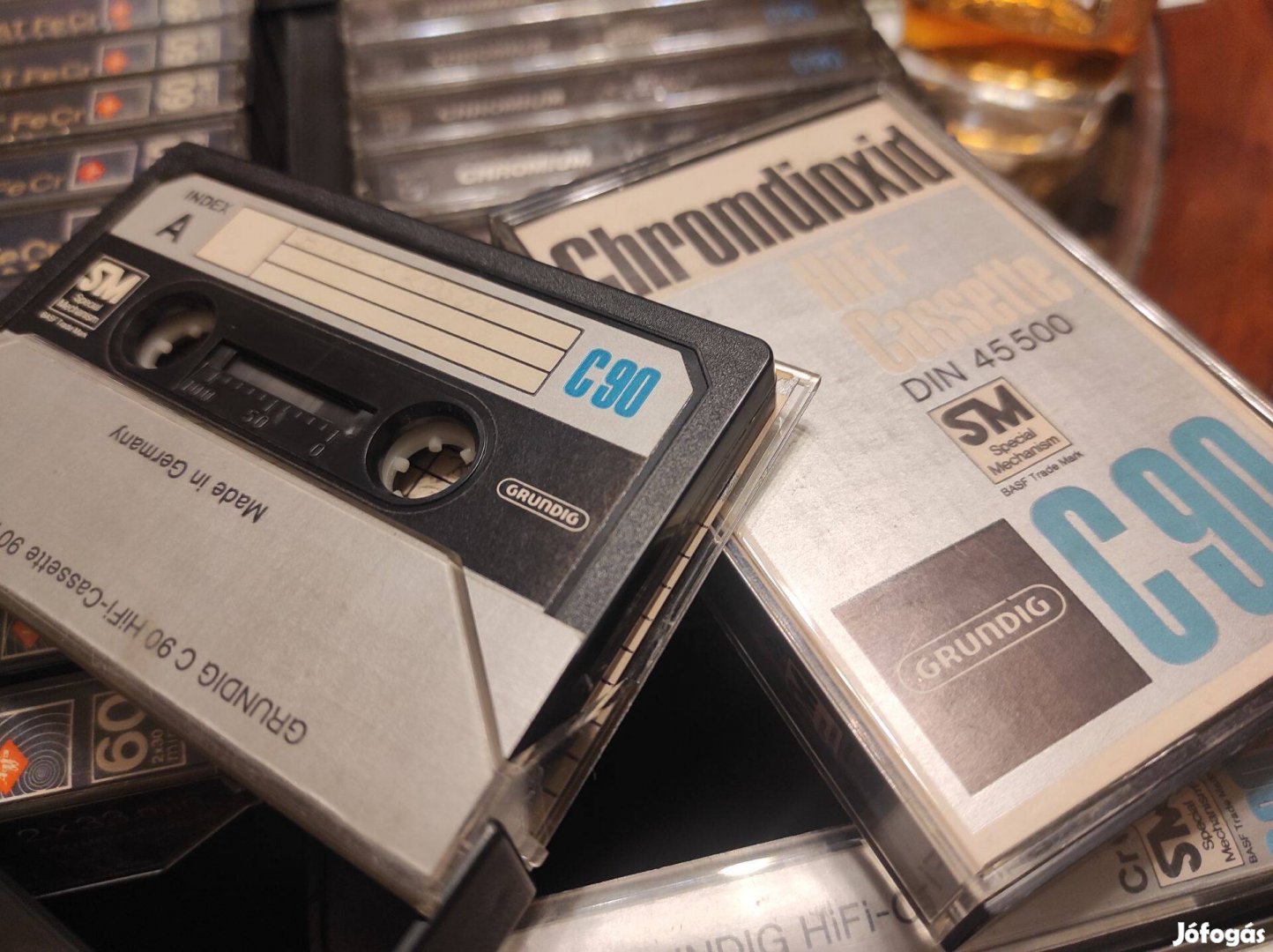 Grundig Chromdioxid HIFI C-90 újszerű kazetta gyűjteményből