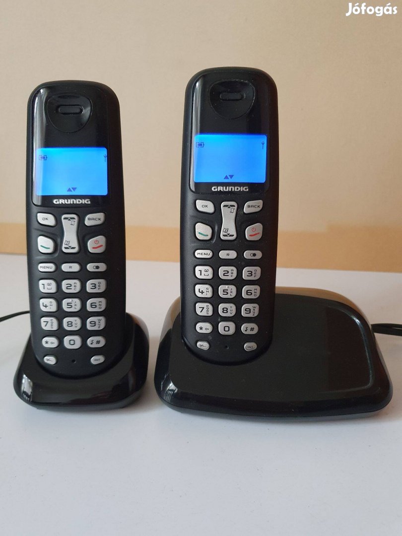 Grundig D160 duo hordozható vonalas telefon (dect) eladó