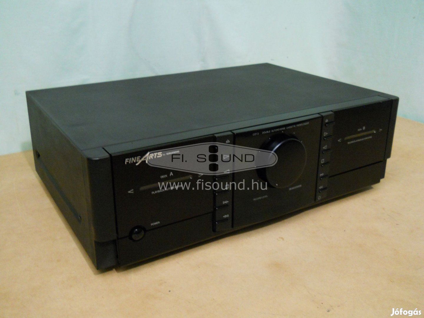 Grundig Finearts CCF 3 ,(1.)2 kazettás magnó deck frissen szervizelve